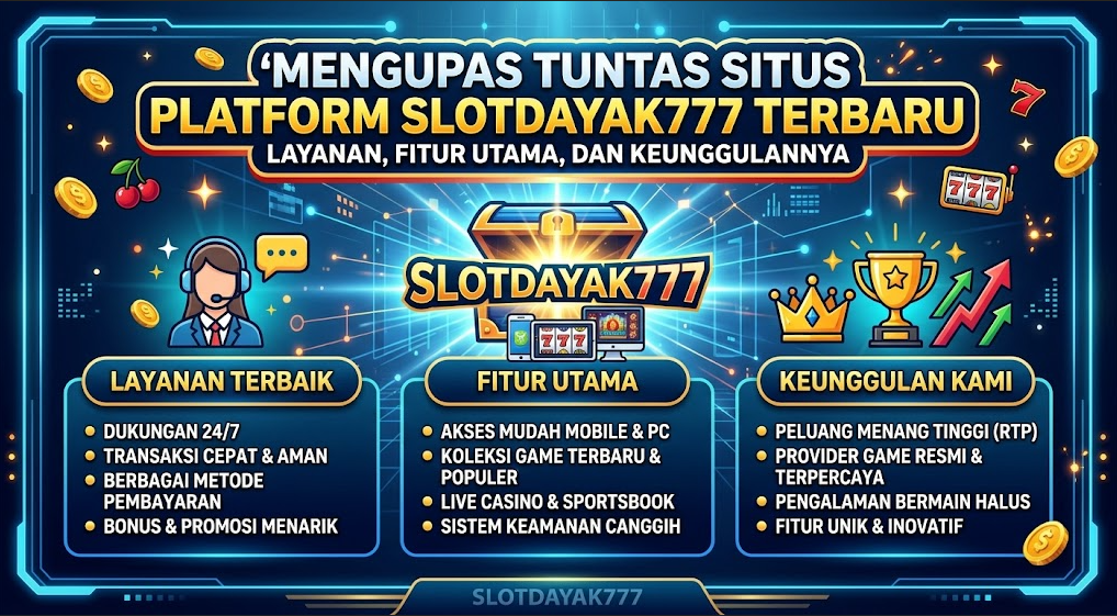 Mengupas Tuntas Situs Platform Slotdayak777 Terbaru