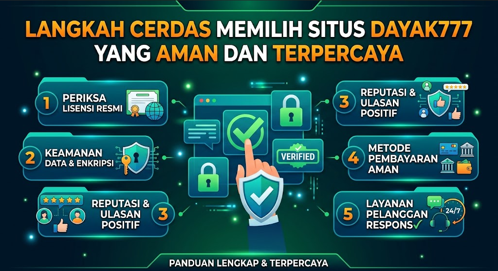 Langkah Cerdas Memilih Situs Dayak777 yang Aman dan Terpercaya
