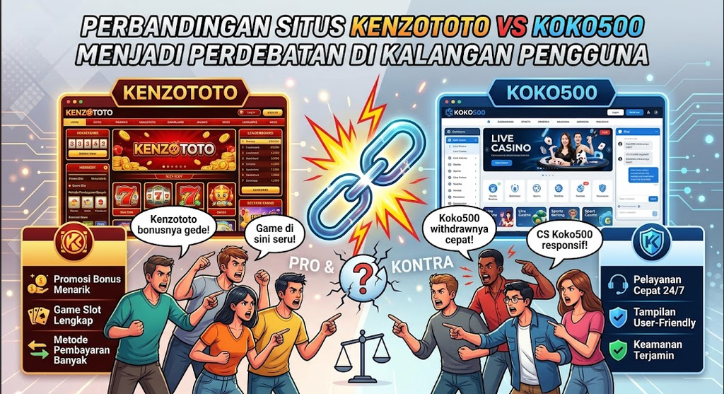 Perbandingan Situs Kenzototo vs Koko500