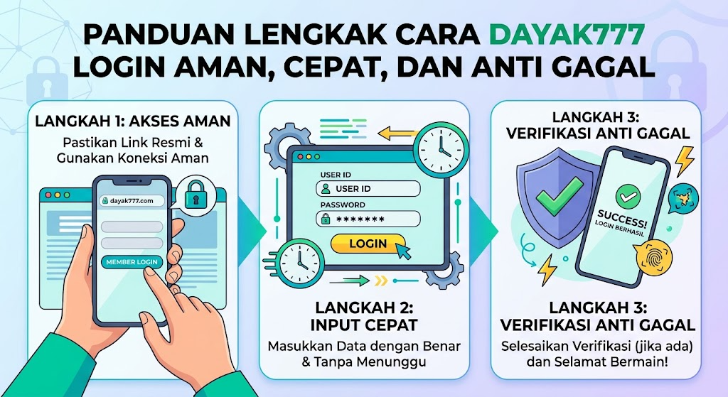 Panduan Lengkap Cara DAYAK777 Login Aman, Cepat, dan Anti Gagal